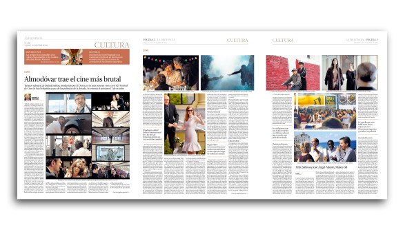 Así quedó la publicación en el suplemento de Cultura de La Provincia del pasado 3 de octubre.