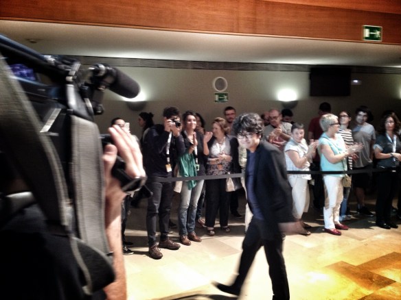 El directos surcoreano de Haemoo recibió los aplausos del respetable tras la proyección en el Kursaal. /LUIS ROCA ARENCIBIA