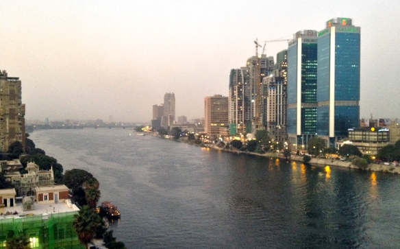 El río Nilo desde la habitación 1261 del Hotel Marriott Cairo.