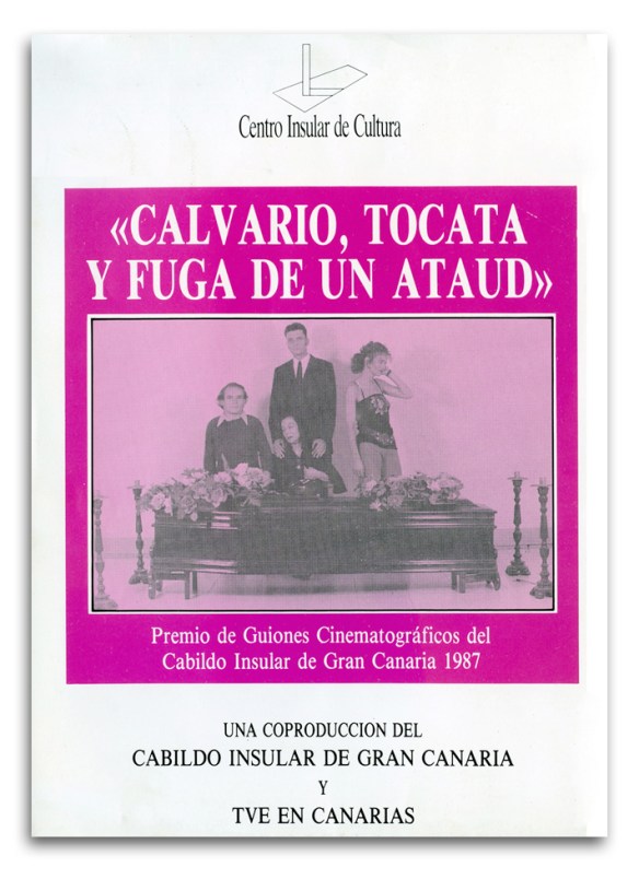 Flyer promocional de "Calvario, tocata y fuga de un ataúd", editado por el Cabildo de Gran Canaria / GCED-OAC