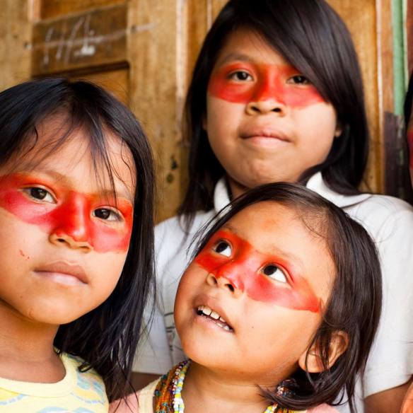 Niñas waorani. / OAC
