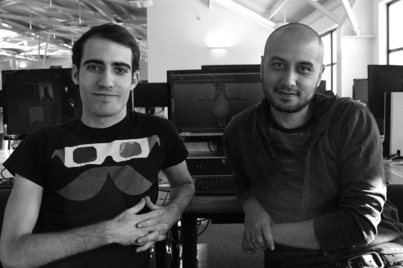 Los directores de "The Idea Thief", Dani Álava y .