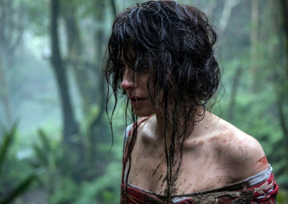 Bárbara Lennie en otra de las imágenes difundidas del rodaje de "Oro" en Tenerife. / OAC