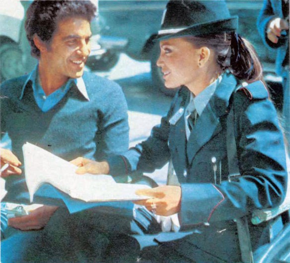 Aristu con María José Cantudo en una foto publicada en La Gaceta Ilustrada en 1976 / OAC