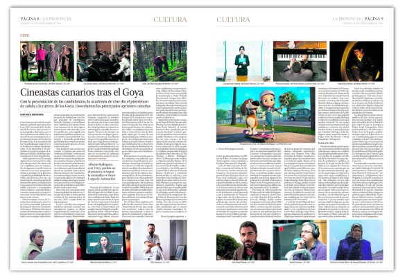 Así fue publicado el texto en La Provincia el viernes 18 de noviembre. / OAC