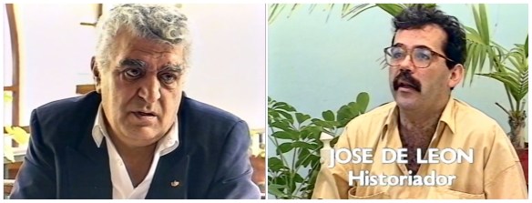 A la izquierda, Manolo García; a la derecha, José de León (Pepe El Uruguayo), entrevistados en el documental. / OAC
